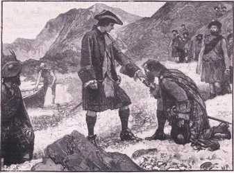 The landing of Prince Charles AD 1745